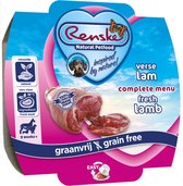 Renske Hond Vers Vlees Maaltijd - Lam Graanvrij - Hondenvoer - 100 g