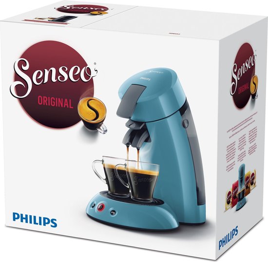 Instelbare functies voor type koffie - Philips HD6553/20 - Philips Senseo Original HD6553/20 - Koffiepadapparaat - Ochtendmist blauw