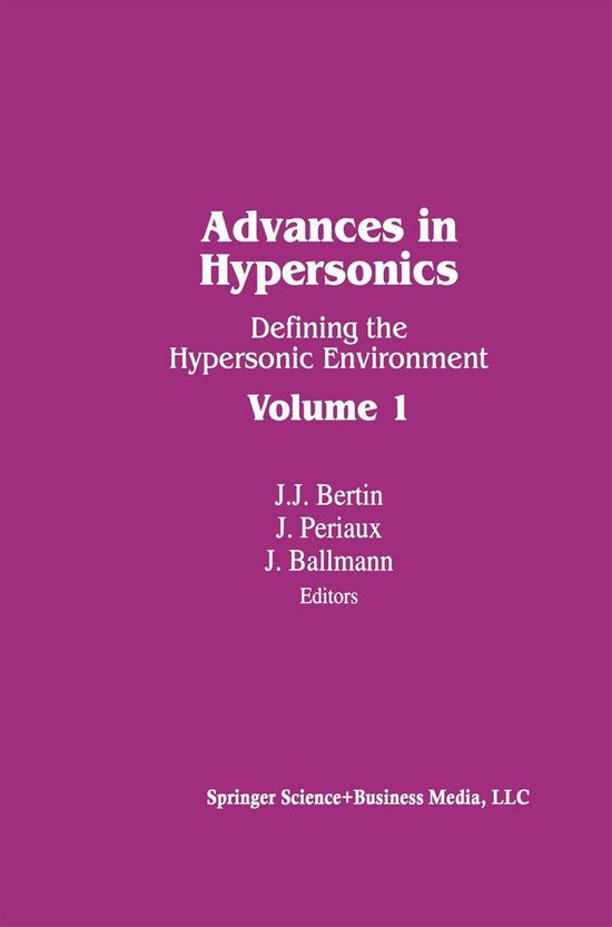Advances in Hypersonics - cover