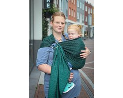 Yaro Turtle Emerald-Black Ring Sling