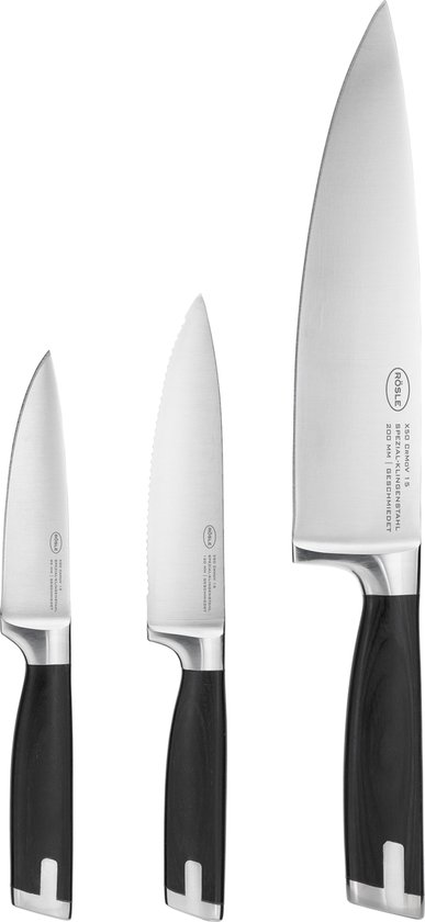 Ensemble de couteaux de chef barbecue Rösle - 3 pièces | bol.com