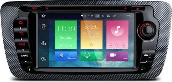 Seat Ibiza 6J Android 10.0 7inch - Auto radio - FM - USB - Navigatie - Apps  | bol.com