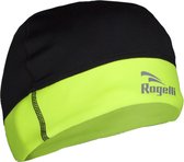 Rogelli Lester Hardloopmuts - Voor Dames en Heren - Sportmuts Unisex - Zwart, Fluor - Maat One Size