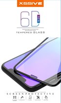 Xssive Screenprotector - Full Cover Glasfolie voor Apple iPhone X / iPhone XS - Tempered Glass - Zwart