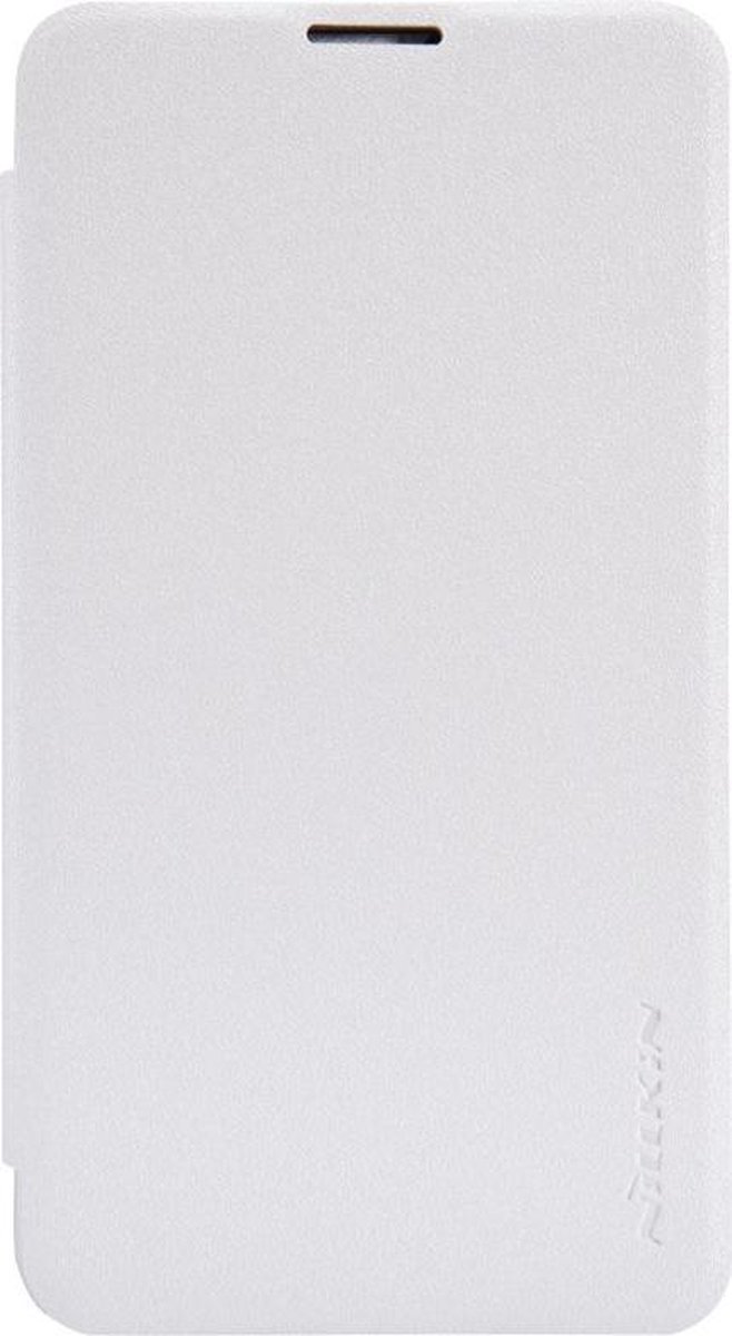 Nillkin - Nokia Lumia 530 Hoesje - Leather Case Sparkle Series Wit