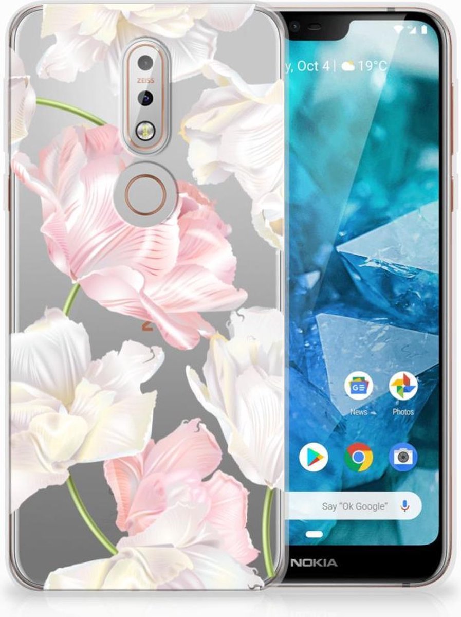 Nokia 7.1 TPU Case Lovely Flowers