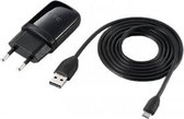 Oplader + (Micro)USB kabel HTC Butterfly Zwart Origineel