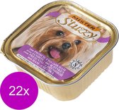 Mister Stuzzy Dog Paté 150 g - Hondenvoer - 22 x Ham