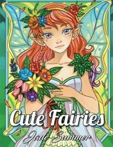Cute Fairies Coloring Book - Jade Summer - Kleurboek voor volwassenen