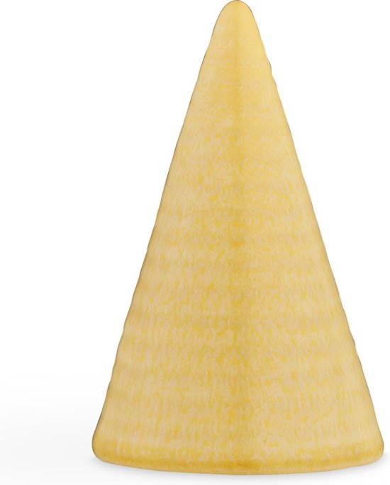 Kähler Design Glazed Cone - 11 cm - Helder Geel