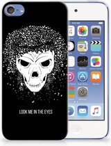 Geschikt voor iPod Touch 5 | 6 Uniek TPU Hoesje Skull Hair