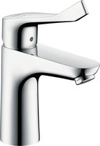 Hansgrohe Focus Cares wastafelkraan 100 CoolStart met verlengde greep 12.1cm EcoSmart chroom