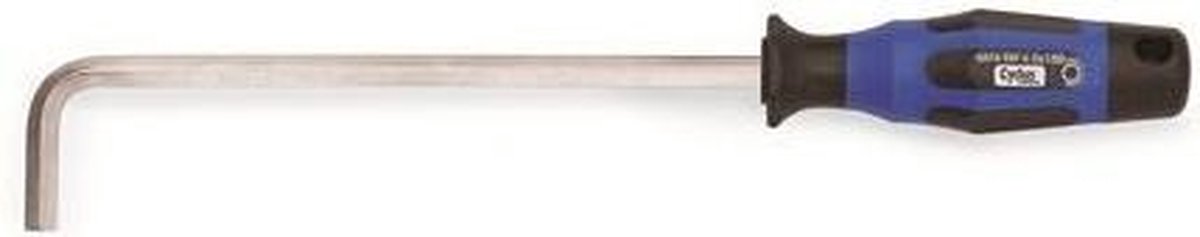 Cyclus Inbussleutel haaks - 6mm - Staal - L-vormig - Zwart/Blauw