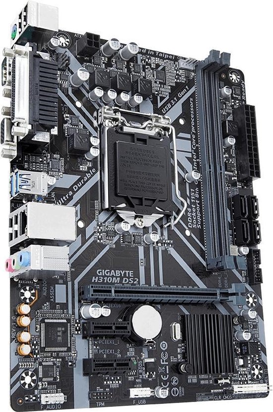 Gigabyte H310M DS2 moederbord LGA 1151 (Socket H4) Intel® H310 Micro ATX |  bol.com