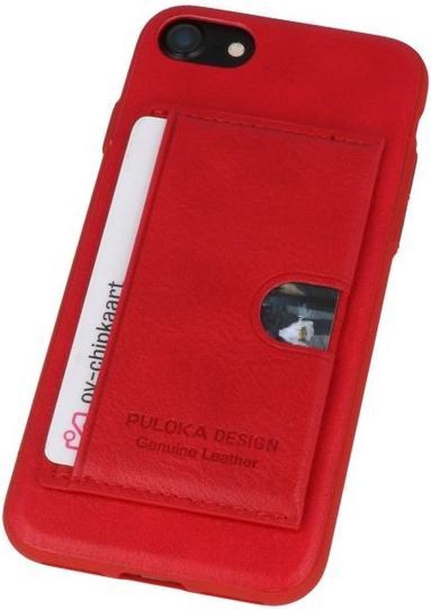 Rood Hardcase cover Hoesje voor Apple iPhone 7 / 8