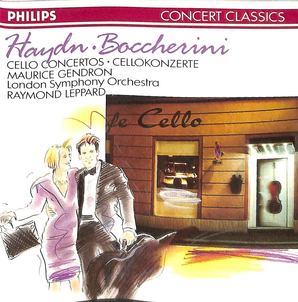 Haydn / Boccherini - Cello concertos / Cellokonzerte - Maurice Gendron - Raymond Leppard