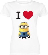 Verschrikkelijke Ikke (Despicable Me) I Love Minions Dames T-shirt - Medium