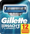 Gillette Mach 3 Turbo Scheermesjes 12 stuks