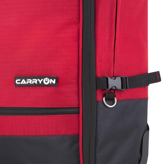 CarryOn Daily Rugzak Backpack - 44liter Reistas op wielen - Rood - CarryOn