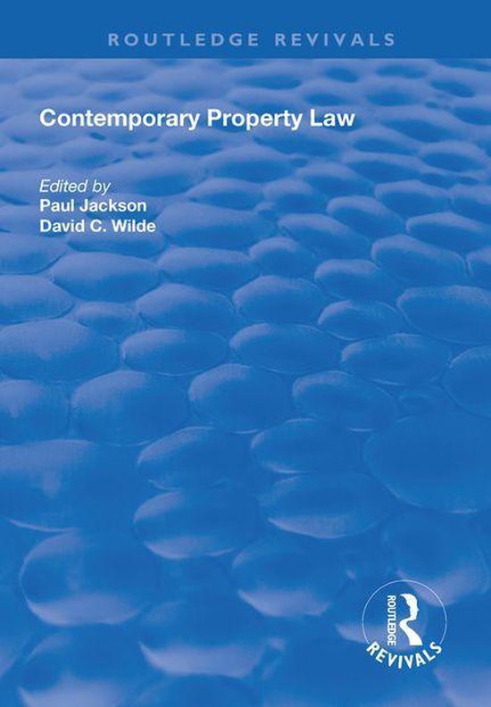 Routledge Revivals - Contemporary Property Law - cover