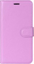 Shop4 - Nokia 8 Sirocco Hoesje - Wallet Case Lychee Paars