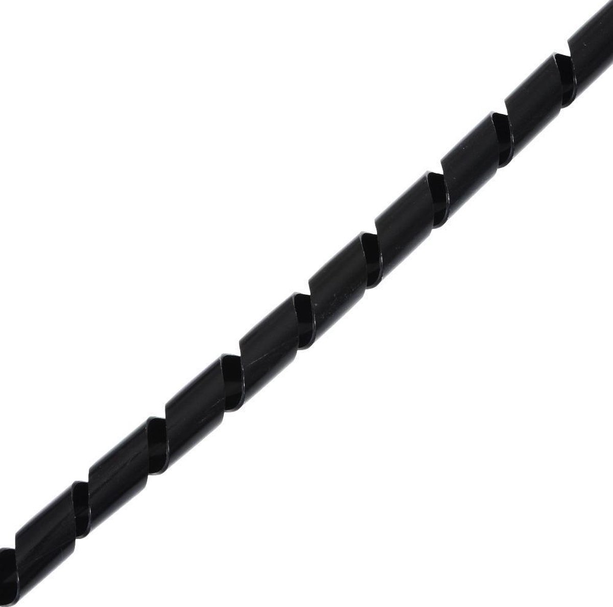 Helos 6 - 60 mm / 10 m Polyethyleen Zwart 1stuk(s) kabelbinder