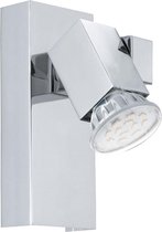 EGLO Piana 1 - Plafond/Wandspot - 1 Lichts - Chroom