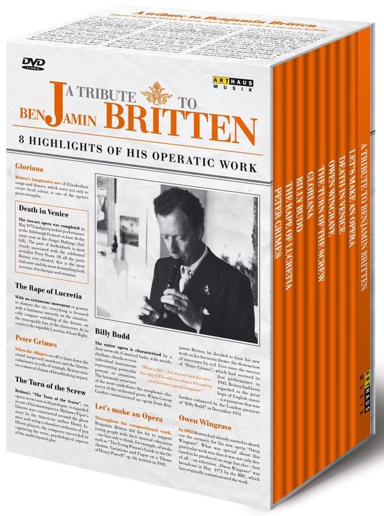 Cover van de film 'Benjamin Britten - A Tribute To'