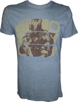 Destiny Grey Melange Yellow Print - Shirt - L - Windows