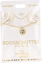 Ketting Boogschutter, gold plated