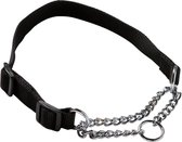 Adori Slipketting Halsband Nylon Zwart - Hondenhalsband - 20-35x1.0 cm
