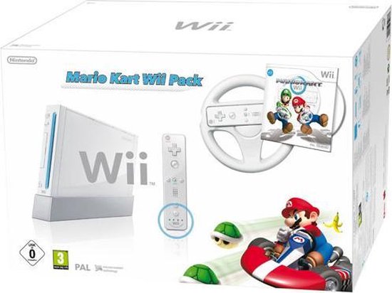 Wii Wit + Mario Kart (Incl. Wheel) | bol.com