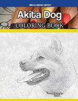 Akita Dog Coloring Book