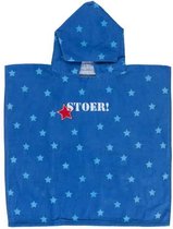 Lief! Boy - Kinderponcho - 60x120 cm - Katoen - Blauw