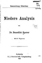 Niedere Analysis