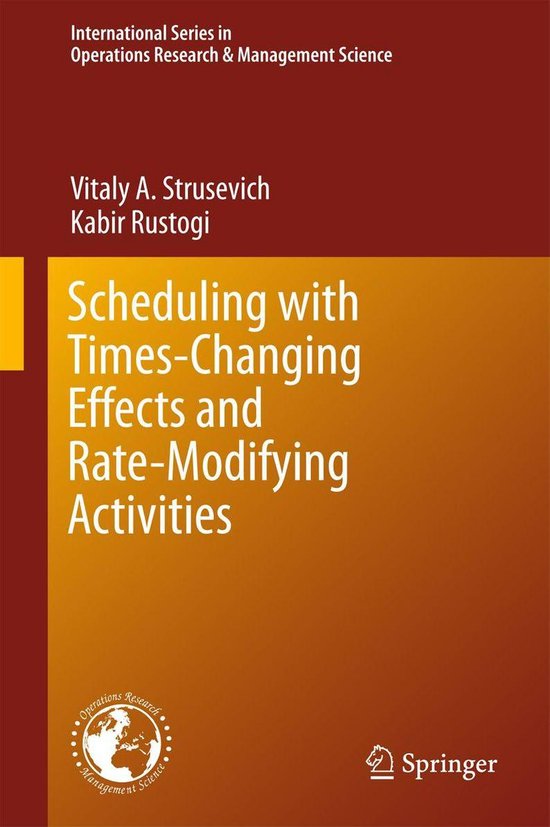 Business and Management (R0) - Scheduling with Time-Changing ... - cover