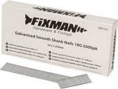 Fixman Gegalvaniseerde 18 Gauge - Tacker Spijkers - Gladde Schacht - 16 x 1,25 mm. - 5000 stuks
