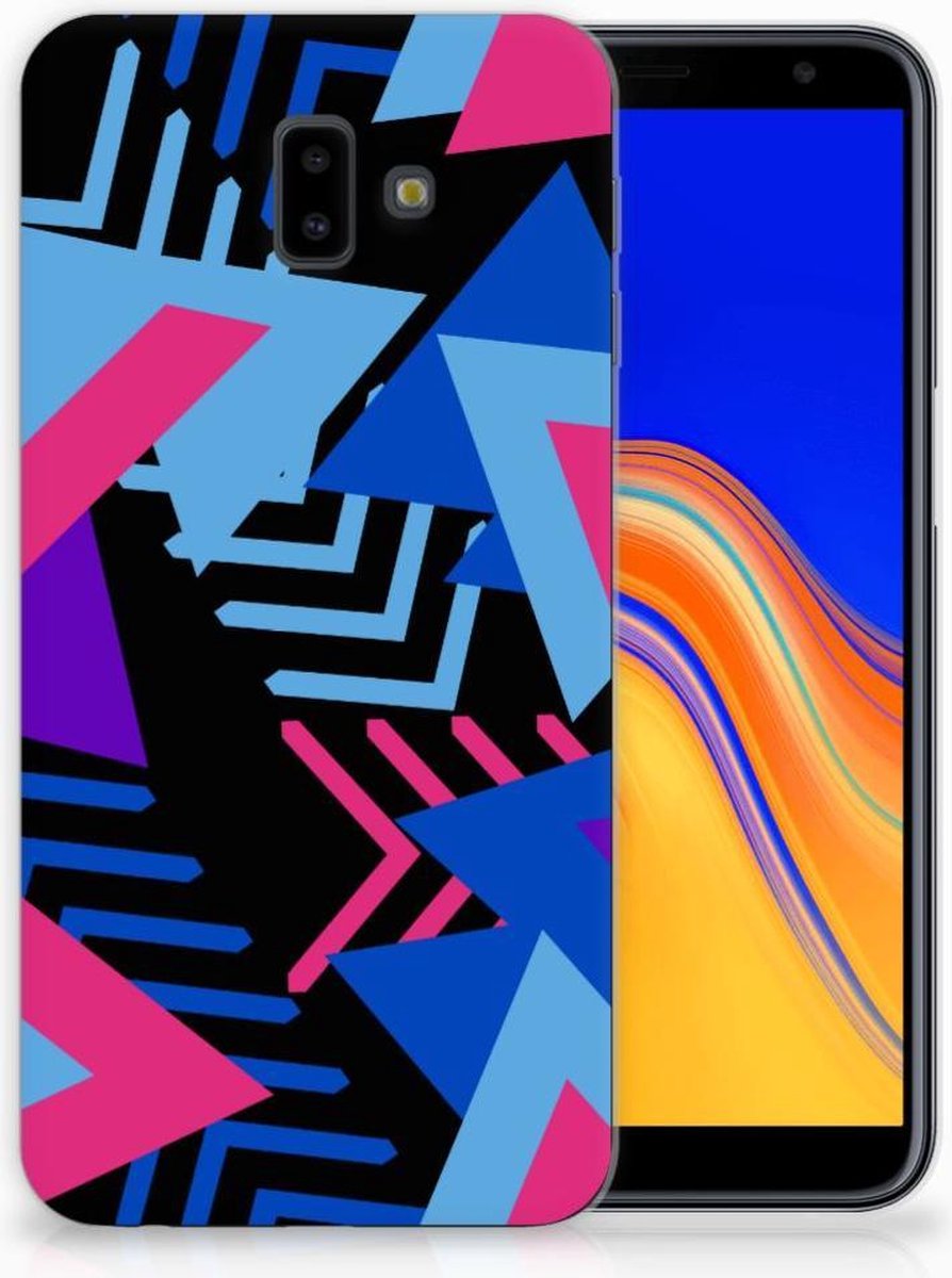 Samsung Galaxy J6 Plus (2018) TPU Hoesje Funky Triangle