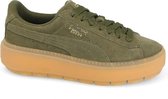 Puma - Dames Sneakers Suede Platform Trace Wn's - Groen - Maat 37 1/2