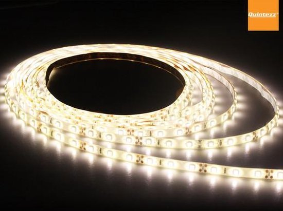 Quintezz LED-strip - 3 Meter - Dimbaar - Warm Wit - Incl. Afstandsbediening |