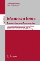 Lecture Notes in Computer Science 10696 - Informatics in Schools: Focus on Learning Programming