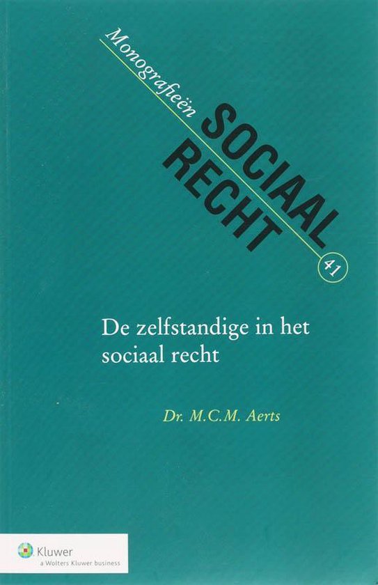 De zelfstandige in het sociaal recht - cover