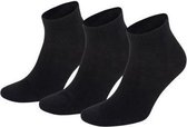 Chaussettes Donnay Sneaker - Chaussettes de sport - Taille 31-34 - Noir - 3 paires en 1 paquet