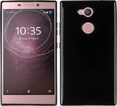 Zwart Tpu Siliconen Backcover Hoesje voor Sony Xperia L2