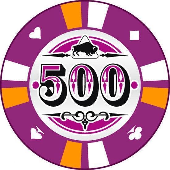 Play chips klei rond 500 (per 25)