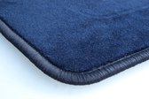 Donkerblauwe velours automatten Peugeot 807 6 stoelen kofferbakmat 2002-