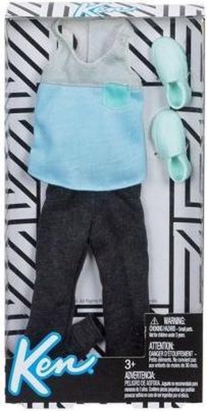 Partina City leveren Stoel Barbie Ken Outfit Shirt - Ken Kleding | bol.com