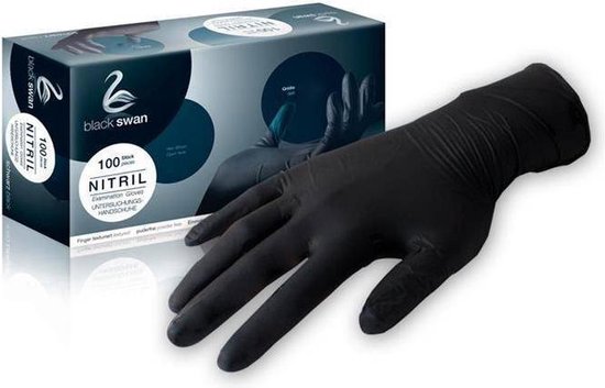 Verminderen Oefenen voorkomen Nitril Handschoenen Zwart - maat: XL - 100 stuks | bol.com