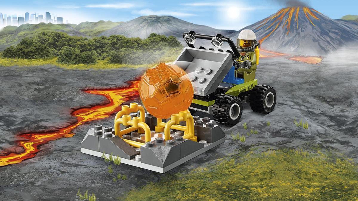 LEGO City Vulkaan Onderzoeksbasis - 60124 | bol.com