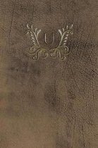 Monogram  U  Notebook
